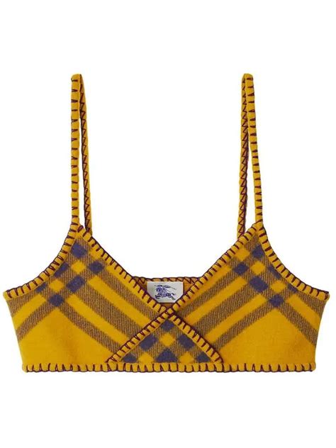 burberry plaid bralette|Burberry clothing website.